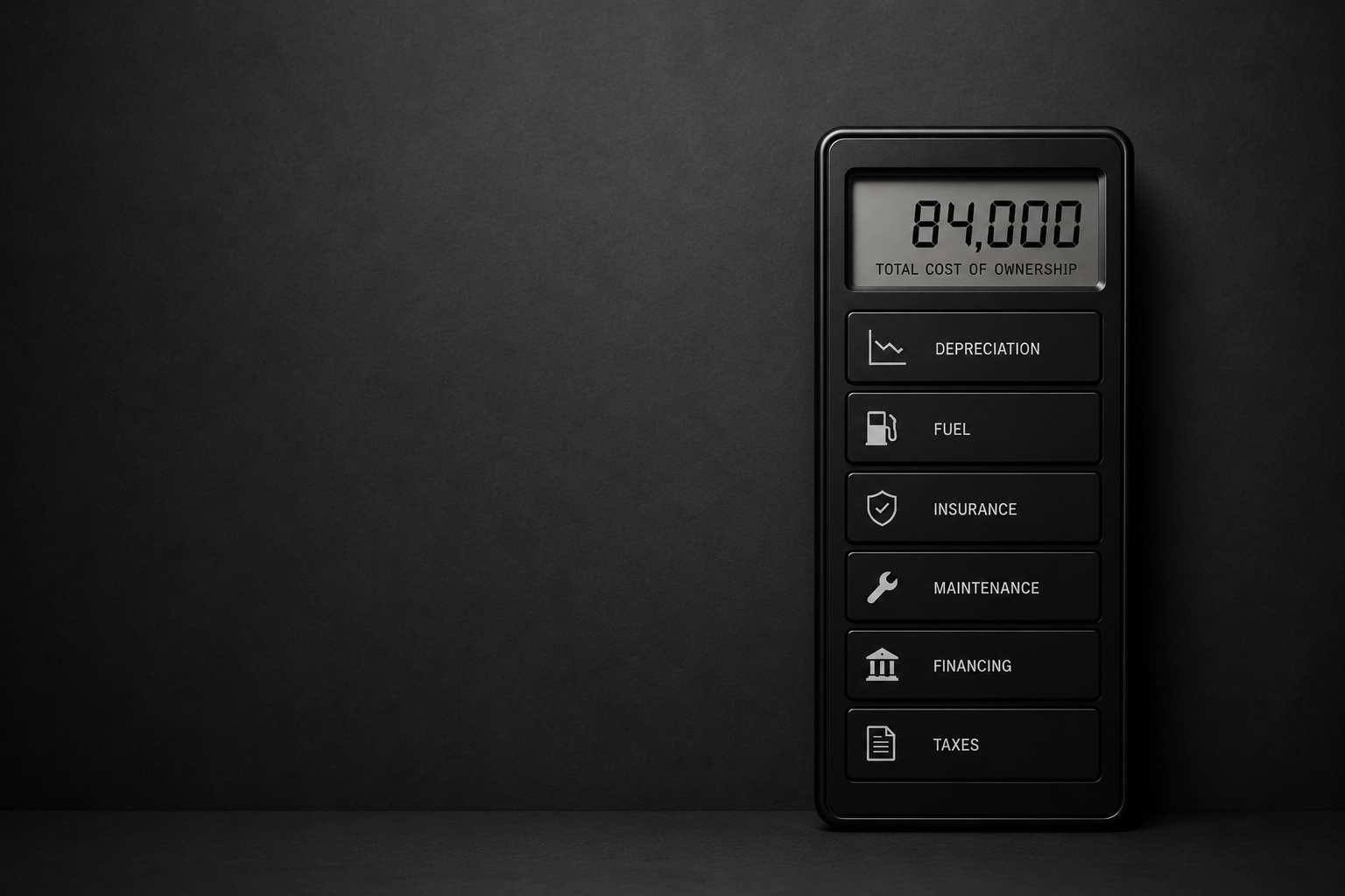Cost of ownership calculator: depreciation, fuel, insurance, maintenance, and tax